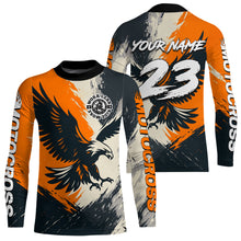 Load image into Gallery viewer, Orange Eagle Custom Motocross Racing Jersey Kid Women Men Dirt Bike Shirts Riding Shirt XM421
