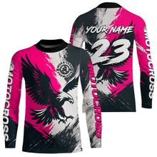 Load image into Gallery viewer, Pink Eagle Custom Motocross Racing Jersey Kid Women Men Dirt Bike Shirts Riding Shirt XM421