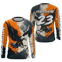 Load image into Gallery viewer, Orange Eagle Custom Motocross Racing Jersey Kid Women Men Dirt Bike Shirts Riding Shirt XM421
