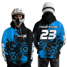 Load image into Gallery viewer, Custom Motocross Hoodie for Men Women Dirt Bike Racing Hoodie Adult Hooded Shirt MH426