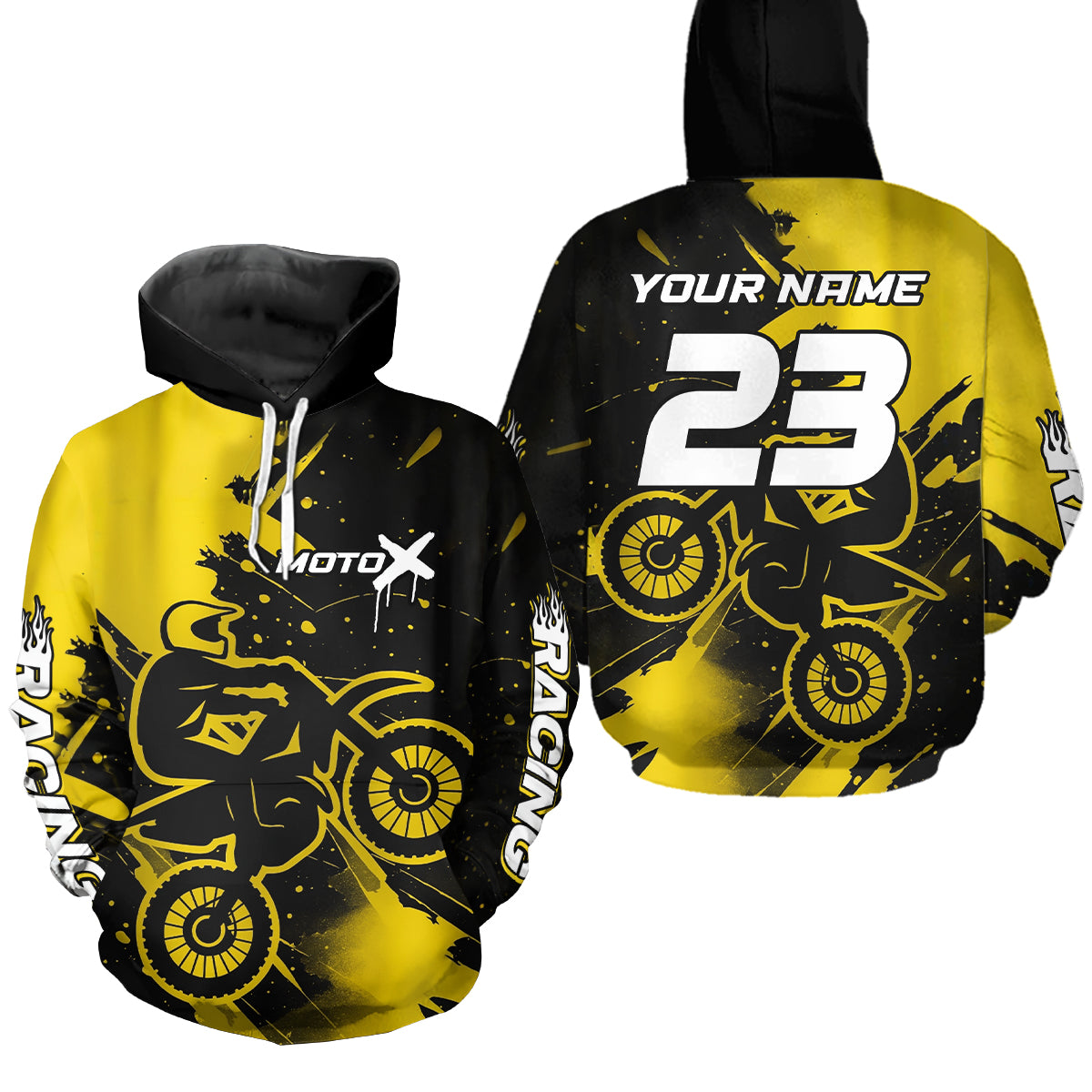Custom Motocross Hoodie for Men Women Dirt Bike Racing Hoodie Adult Hooded Shirt MH426