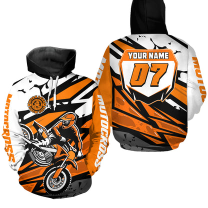 Custom Motocross Hoodie for Men Women Adult Dirt Bike Racing Hoodie Riding Shirt MH446