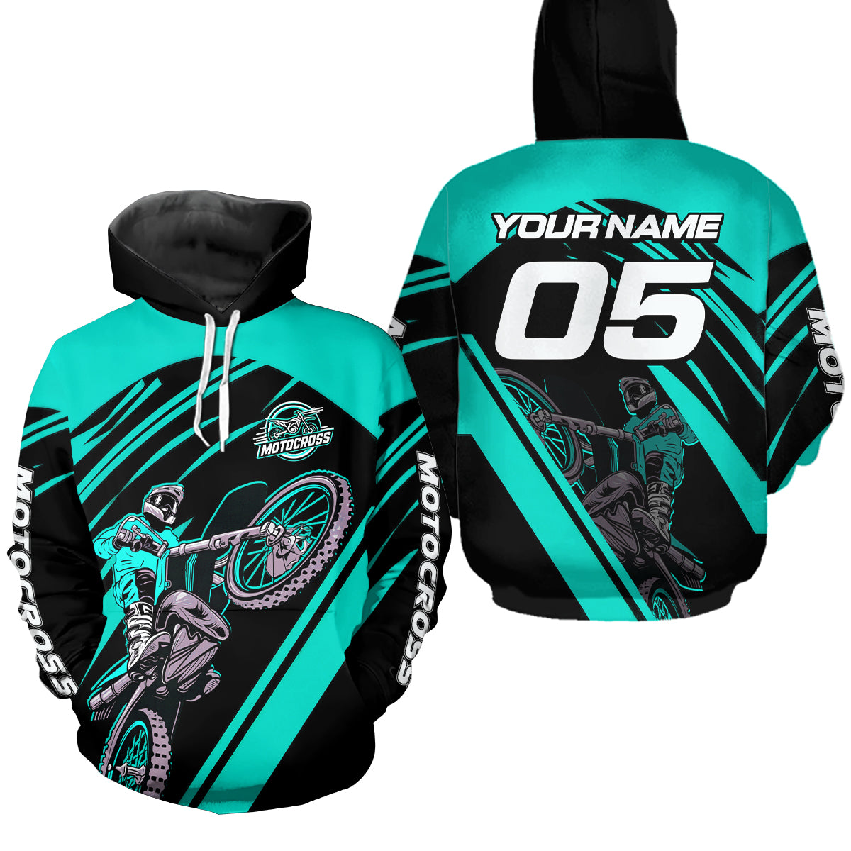 Custom Motocross Racing Hoodie for Men Women Adult Dirt Bike Hoodie Riding Shirt MH456