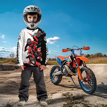 Load image into Gallery viewer, Red and Black Custom Motocross Jersey Men Women Kid Dirt Bike Shirts Motorcycle Shirt XM460