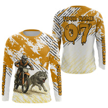 Load image into Gallery viewer, Wolf Motocross Racing Jersey Custom Dirt Bike Shirts for Men Kid Women Riding Jersey XM400