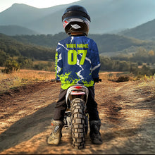 Load image into Gallery viewer, Lightning Motocross Jersey Custom Blue Dirt Bike Shirts Men Kid Women Off Road Jersey XM408