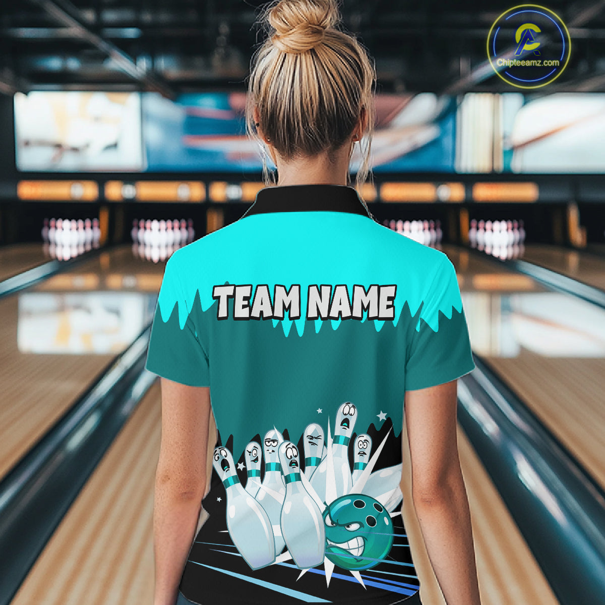 Custom Bowling Shirts for Women Men Bowling Jersey Polo & 1/4 Zip Shirt for Team MBL221