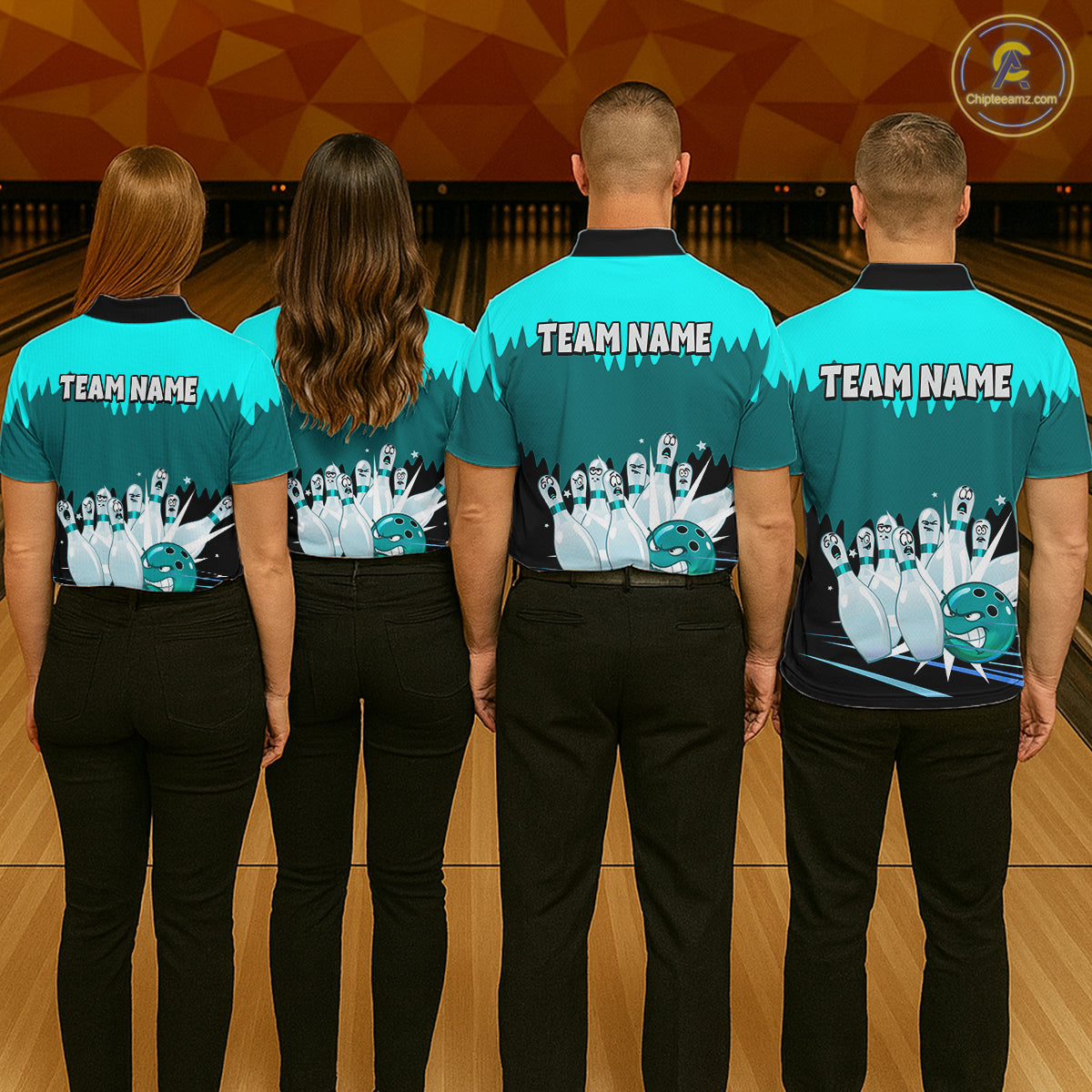Custom Bowling Shirts for Women Men Bowling Jersey Polo & 1/4 Zip Shirt for Team MBL221