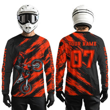 Load image into Gallery viewer, Red Motocross Jersey Men Kid Women Dirt Bike Jersey Custom Motorcycle Riding Shirt XM483