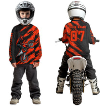 Load image into Gallery viewer, Red Motocross Jersey Men Kid Women Dirt Bike Jersey Custom Motorcycle Riding Shirt XM483
