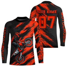 Load image into Gallery viewer, Red Motocross Jersey Men Kid Women Dirt Bike Jersey Custom Motorcycle Riding Shirt XM483
