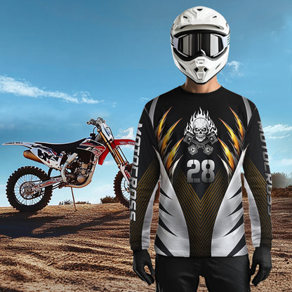 Custom Motocross Jersey for Kid Adult Dirt Bike Shirts Men Kid Women Riding Shirt XM490