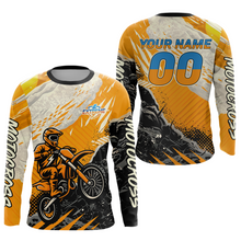 Load image into Gallery viewer, Orange Motocross Jersey Custom Dirt Bike Shirts Men Kid Women Racing Off road Jersey XM416