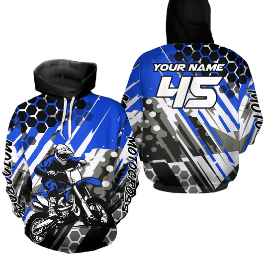 Custom Motocross Hoodie for Men Women Dirt Bike Racing Hoodie Custom Riding Shirt MH423
