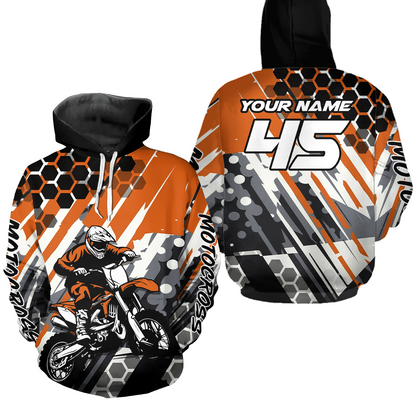 Custom Motocross Hoodie for Men Women Dirt Bike Racing Hoodie Custom Riding Shirt MH423