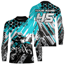 Load image into Gallery viewer, Mint Motocross Racing Jersey Kid Women Men Custom Dirt Bike Shirts Riding Shirt XM423