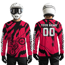 Load image into Gallery viewer, Pink Motocross Jersey for Kid Women Men Custom Dirt Bike Shirts Moto Racing Shirt XM428