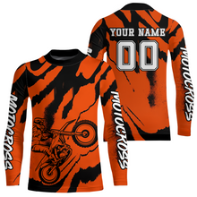 Load image into Gallery viewer, Orange Motocross Jersey for Kid Women Men Custom Dirt Bike Shirts Moto Racing Shirt XM428