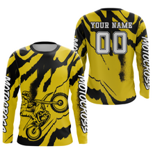 Load image into Gallery viewer, Yellow Motocross Jersey for Kid Women Men Custom Dirt Bike Shirts Moto Racing Shirt XM428