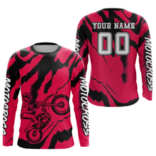 Load image into Gallery viewer, Pink Motocross Jersey for Kid Women Men Custom Dirt Bike Shirts Moto Racing Shirt XM428