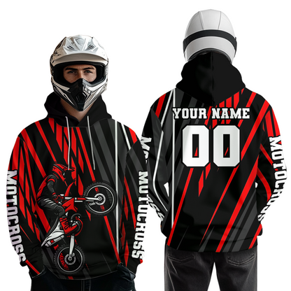 Custom Motocross Racing Hoodie for Men Women Adult Dirt Bike Hoodie Riding Shirt MH461