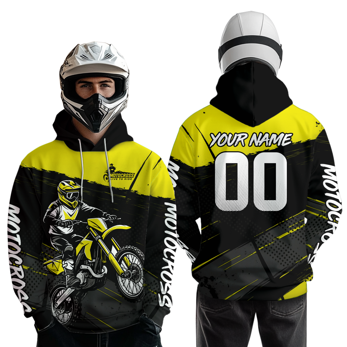 Custom Motocross Racing Hoodie for Men Women Adult Dirt Bike Hoodie Riding Shirt MH463