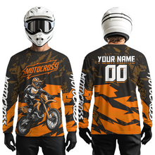 Load image into Gallery viewer, Orange Custom Motocross Racing Jersey Men Women Kid Dirt Bike Shirts Off road Shirt XM468