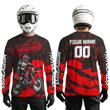 Load image into Gallery viewer, Red Custom Motocross Racing Jersey Men Women Kid Dirt Bike Shirts Off road Shirt XM468