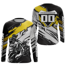 Load image into Gallery viewer, Yellow Motocross Jersey for Men Kid Women Dirt Bike Jersey Youth Motorcycle Riding Shirt XM487