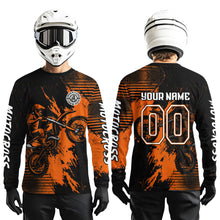 Load image into Gallery viewer, Orange Motocross Jersey Custom Dirt Bike Shirts Men Kid Women Motorcycle Jersey XM419