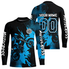 Load image into Gallery viewer, Blue Motocross Jersey Custom Dirt Bike Shirts Men Kid Women Motorcycle Jersey XM419