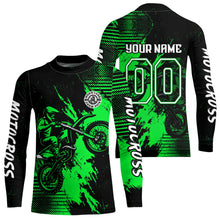 Load image into Gallery viewer, Green Motocross Jersey Custom Dirt Bike Shirts Men Kid Women Motorcycle Jersey XM419