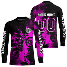 Load image into Gallery viewer, Purple Motocross Jersey Custom Dirt Bike Shirts Men Kid Women Motorcycle Jersey XM419