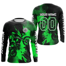 Load image into Gallery viewer, Green Motocross Jersey Custom Dirt Bike Shirts Men Kid Women Motorcycle Jersey XM419