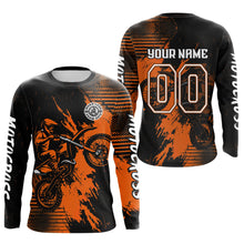 Load image into Gallery viewer, Orange Motocross Jersey Custom Dirt Bike Shirts Men Kid Women Motorcycle Jersey XM419