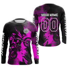 Load image into Gallery viewer, Purple Motocross Jersey Custom Dirt Bike Shirts Men Kid Women Motorcycle Jersey XM419