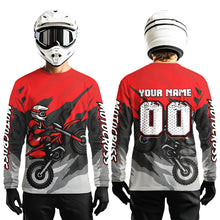 Load image into Gallery viewer, Red Motocross Jersey Men Women Kid Custom Dirt Bike Shirts Motorcycle Riding Shirt XM433