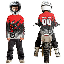 Load image into Gallery viewer, Red Motocross Jersey Men Women Kid Custom Dirt Bike Shirts Motorcycle Riding Shirt XM433