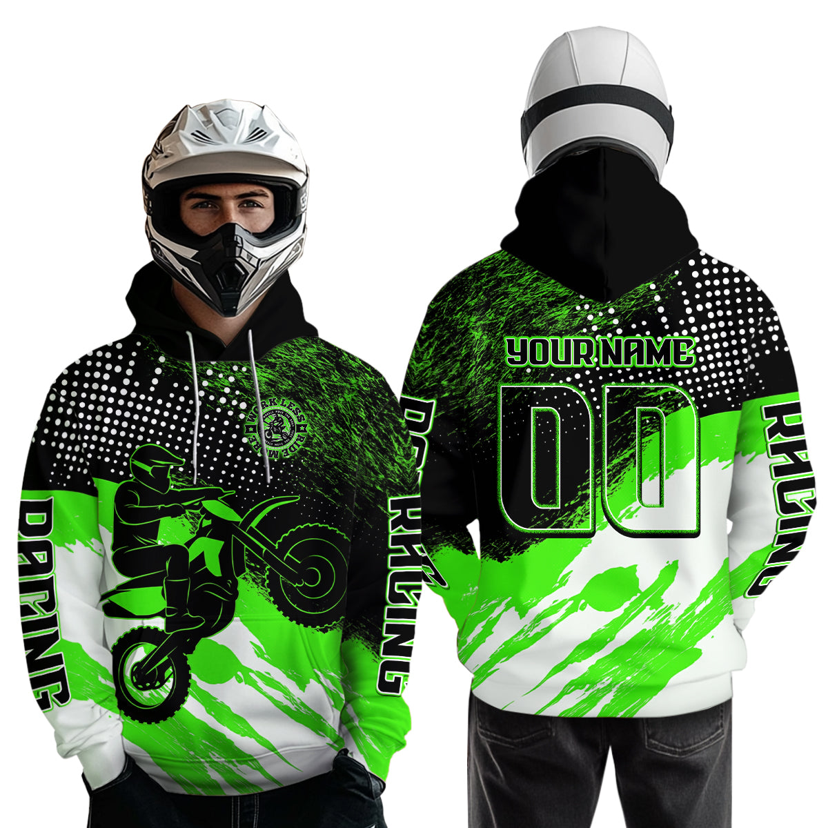 Custom Motocross Hoodie for Men Women Dirt Bike Racing Hoodie Moto Riding Shirt MH445