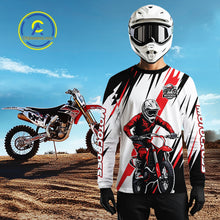 Load image into Gallery viewer, Custom Motocross Racing Jersey for Men Women Kid Dirt Bike Motorcycle Riding Shirt XM453