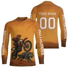 Load image into Gallery viewer, Wolf Racing Custom Motocross Jersey Dirt Bike Shirt for Men Kid Women Moto Shirt XM402