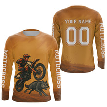 Load image into Gallery viewer, Wolf Racing Custom Motocross Jersey Dirt Bike Shirt for Men Kid Women Moto Shirt XM402