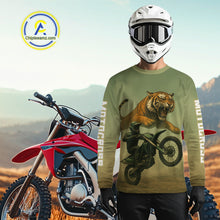 Load image into Gallery viewer, Tiger Motocross Jersey Custom Dirt Bike Shirts for Men Kid Women Off Road Jersey XM406