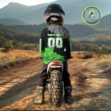 Load image into Gallery viewer, Green Custom Motocross Racing Jersey for Kid Men Women Dirt Bike Shirts Moto Shirt XM478