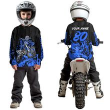 Load image into Gallery viewer, Custom Red Motocross Jersey Racing Motocycle Shirts for Men Women Kid UPF30+ DNT43