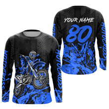 Load image into Gallery viewer, Custom Red Motocross Jersey Racing Motocycle Shirts for Men Women Kid UPF30+ DNT43