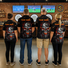 Load image into Gallery viewer, Custom Thunder Skull Darts Board Dart Shirts for Men Darts Team Jerseys Polo &amp; 1/4 Zip NNT134