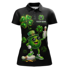 Load image into Gallery viewer, Funny St Patrick Day Bowling Bowling Jersey for Women Bowling Team Shirts Polo &amp; 1/4 Zip HNT192