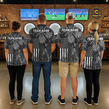 Load image into Gallery viewer, Custom US Flag Darts Shirt for Men Darts Team Jerseys Dart Tournament Polo &amp; 1/4 Zip NNT113