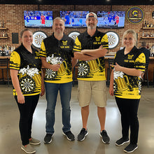 Load image into Gallery viewer, Custom Funny Beer Dart Shirts for Women Darts Team Jerseys Dart League Polo &amp; 1/4 Zip NNT141